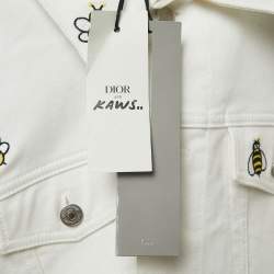 Dior X Kaws White Bee Embroidered Denim Jacket 2XL