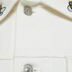 Dior X Kaws White Bee Embroidered Denim Jacket 2XL