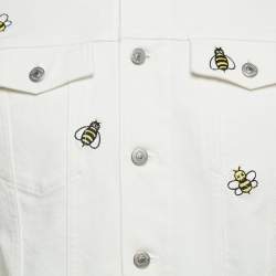 Dior X Kaws White Bee Embroidered Denim Jacket 2XL