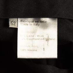 Dior Homme Black Tailored Trousers XL