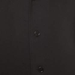 Dior Homme Black Cashmere Single-Breasted Coat M