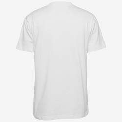 Dior Homme X Air Jordan White Embroidered Cotton Half Sleeve T-Shirt M