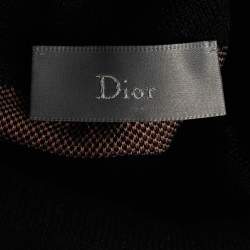 Dior Homme Black Mr.Dior Jacquard Wool Turtle Neck Sweater L