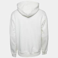 Dior Homme X Daniel Arsham White 3D Print Cotton Hoodie M