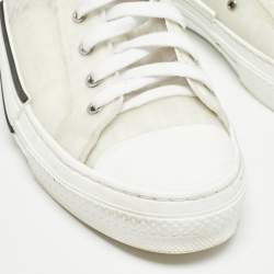 Dior White PVC and Mesh B23  Lace Up Sneakers Size 46