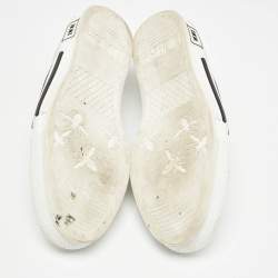Dior White PVC and Mesh B23  Lace Up Sneakers Size 46