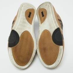 Dior Multicolor Leather and Oblique Canvas B27 Sneakers Size 40