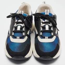 Dior Multicolor Leather and Mesh B22 Low Top Sneakers Size 45