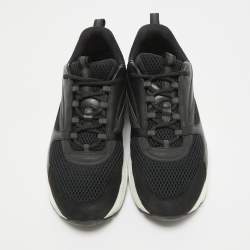 Dior Black Mesh and Leather B22 Sneakers Size 46.5