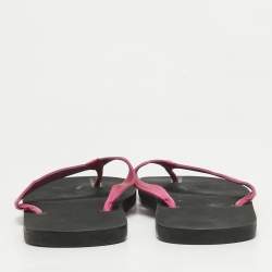 Dior Pink Leather Thong Sandals Size 43