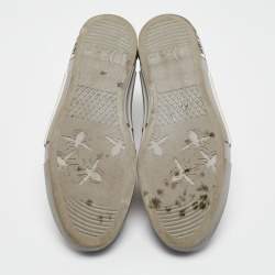 Dior Grey Mesh and Rubber B23 High Top Sneakers Size 45