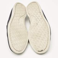 Dior Navy Blue Suede and Canvas Granville Slip On Sneakers Size 40