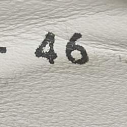 Dior White/Grey Suede and  Leather B18 Lace Up Sneakers Size 46
