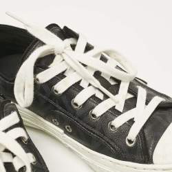 Dior Black Canvas B23 Lace Up Sneakers Size 40
