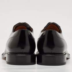 Dior Black Leather Lace Up Derby Size 44