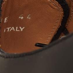 Dior Black Leather Lace Up Derby Size 44