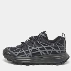 Dior Black/Grey Mesh and Rubber B31 Runner Chunky Sneakers Size 43