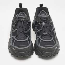 Dior Black/Grey Mesh and Rubber B31 Runner Chunky Sneakers Size 43