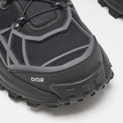 Dior Black/Grey Mesh and Rubber B31 Runner Chunky Sneakers Size 43