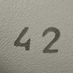 Pre Owned Dior White Leather Lace Up Sneakers Size 42