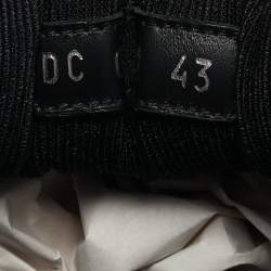 مملوكة مسبقًا Dior Black/Beige Leather and Oblique Canvas B27 Sneakers Size 43