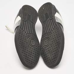 Dior Black Leather Trainer Low Top Sneakers Size 41.5