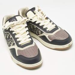 Dior Multicolor Canvas and Leather B27 Low Top Sneakers Size 42