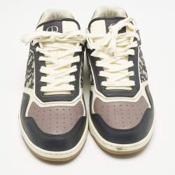 Dior Multicolor Canvas and Leather B27 Low Top Sneakers Size 42