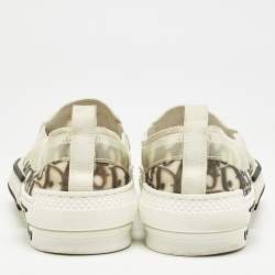 Dior Green/White Mesh and PVC B23 Sneakers Size 41