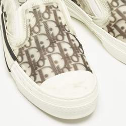 Dior Green/White Mesh and PVC B23 Sneakers Size 41