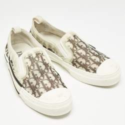 Dior Green/White Mesh and PVC B23 Sneakers Size 41