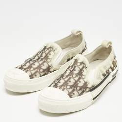 Dior Green/White Mesh and PVC B23 Sneakers Size 41