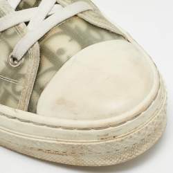 Dior Transparent/White Mesh and PVC  B23 Low Top Sneakers Size 43