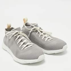 Dior Grey Fabric B28 Socks Sneakers Size 40.5            