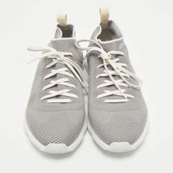 Dior Grey Fabric B28 Socks Sneakers Size 40.5            