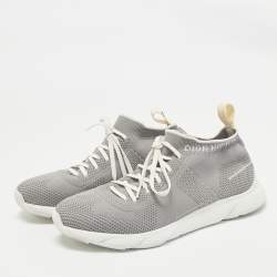 Dior Grey Fabric B28 Socks Sneakers Size 40.5            