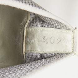 Dior Grey Fabric B28 Socks Sneakers Size 40.5            