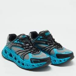 Dior Grey/Black Mesh and Rubber B35 NXXT Sneakers Size 42