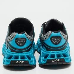 Dior Grey/Black Mesh and Rubber B35 NXXT Sneakers Size 42