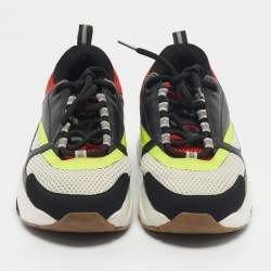 Pre Owned Dior Multicolor Mesh and Leather B22 Sneakers Size 43