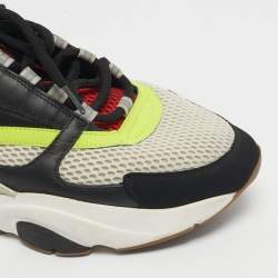 Pre Owned Dior Multicolor Mesh and Leather B22 Sneakers Size 43