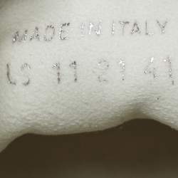 Pre Owned Dior Cream Mesh And Rubber B23 High Top Sneakers Size 41