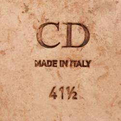 Pre Owned Dior Black Patent Leather Penny Loafers Size 41.5