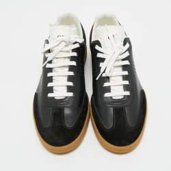 Pre Owned Dior Black Leather and Suede B01 Lace Up Sneakers Size 41