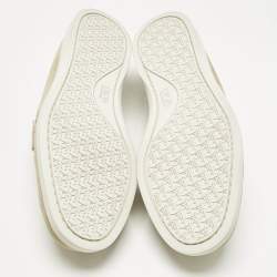 Pre Owned Dior Beige Suede and Canvas Granville Loafers Size 45