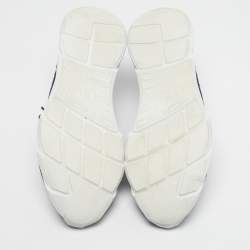 Pre Owned Dior Navy Blue Mesh B21 Low Top Sneakers Size 43