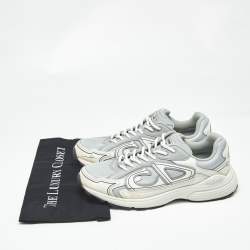 Pre Owned Dior Tricolor Mesh and Rubber B30 Sneakers Size 43.5
