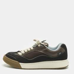 Pre Owned Dior Multicolor Leather and Canvas B713 Cactus Jack Sneakers Size 43