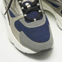 Pre Owned Dior Multicolor Mesh and Leather B22 Sneakers Size 44