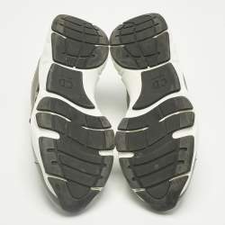 Pre Owned Dior Multicolor Mesh and Leather B22 Sneakers Size 44